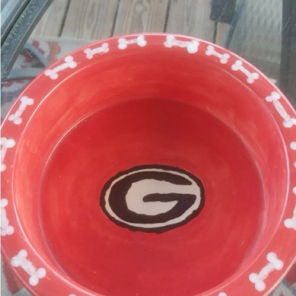 Georgia Bulldogs Dog Bowl